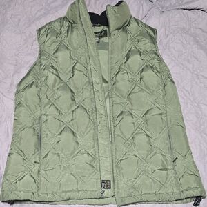 Eddie Bauer Women's Quilted Vest - Light Green